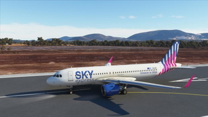 A32NX Sky Express ( upcoming livery for A320 Neo) (4K)[SX-IOG] thumbnail 2