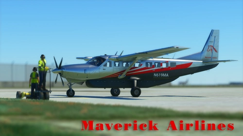 Maverick Airlines Cessna 208b Grand Caravan EX Livery