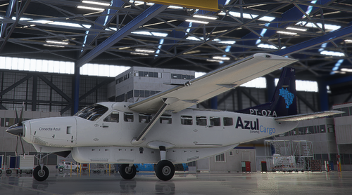 AZUL CARGO C208B 2K