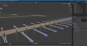 Pier Models - Blender/MSFS thumbnail 7