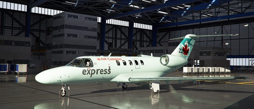 Cessna Citation CJ4 Air Canada Express Ice Blue (old)
