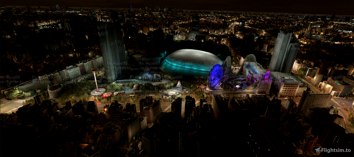 Tokyo Yokohama Nightlights for Microsoft Flight Simulator