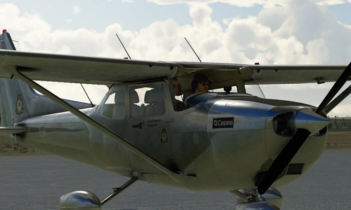 Cessna 172 Classic Bare Metal