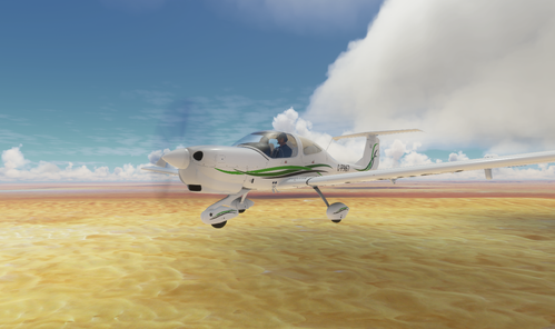 Diamond DA40 White-Green