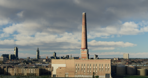 Chimney, Ghent Belgium