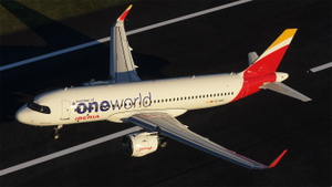 [A32NX] Iberia Oneworld A320 neo EC-NFZ 8K thumbnail 7