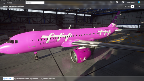 A320 The Cancer Awareness Livery