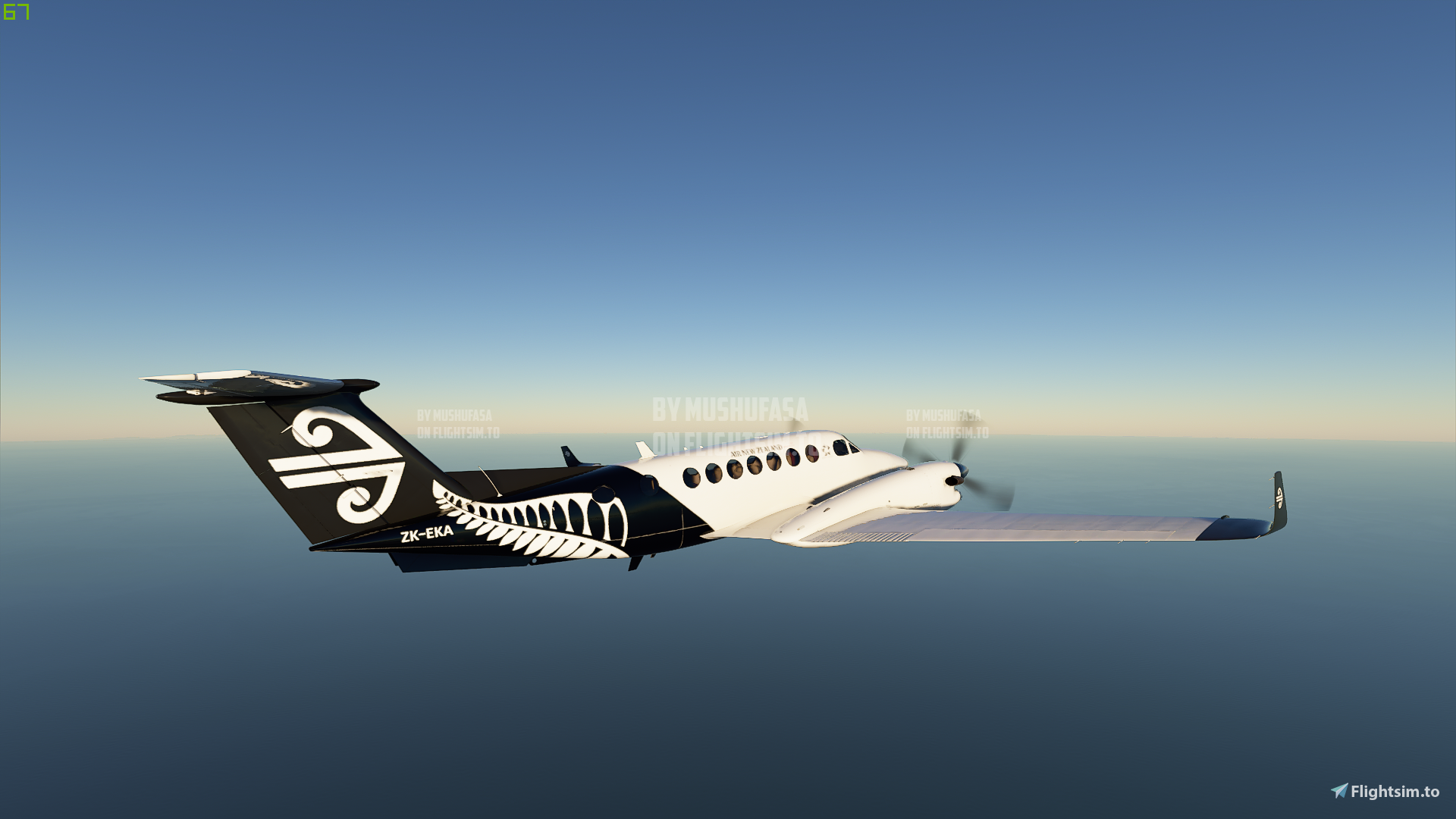 B350 Air New Zealand (Fictional) (4K) - Image 1