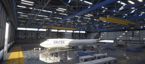 United Airlines 747-8i