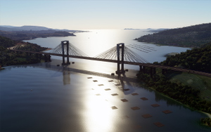 Rande Bridge and Vigo Bay thumbnail 2