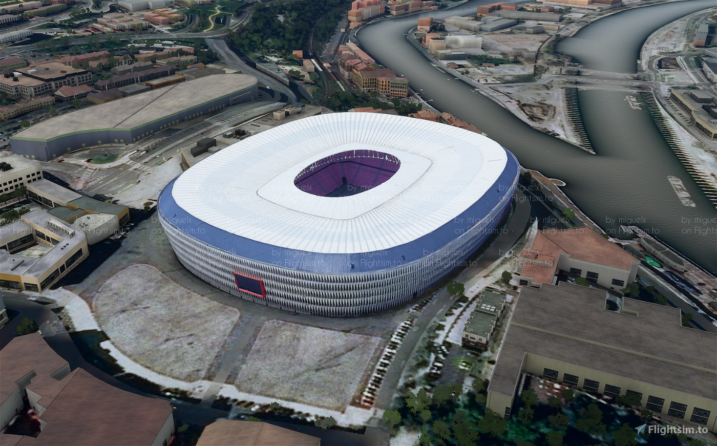 Estadio San Mames Athletic Club De Bilbao Spain Microsoft Flight Simulator