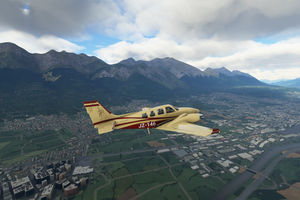Beechcraft Baron G58 Cream & Burgundy thumbnail 5