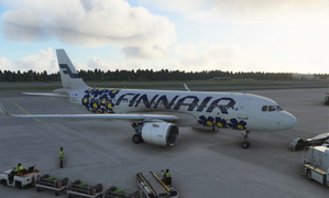 A320neo Finnair "Unikko" 4K livery thumbnail 2