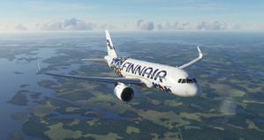 A320neo Finnair "Unikko" 4K livery thumbnail 1