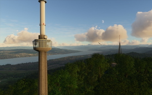 Uetliberg TV Tower and Lookout Tower Zurich/Zürich, Switzerland thumbnail 12