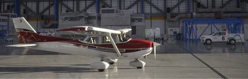 MSFS C172 Classic Burgundy