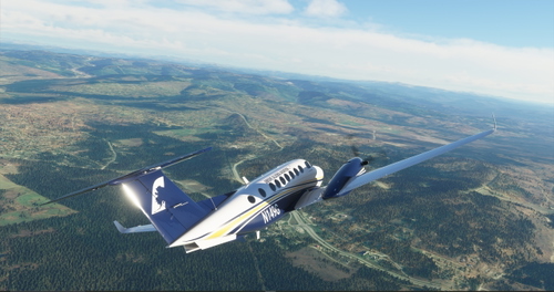 Above Alaska Aviation King Air 350
