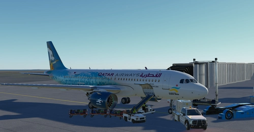 A320neo Qatar Airways 15th Asian Games