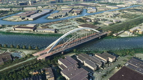 Demka railroad bridge Utrecht