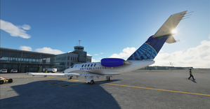 United Express Blue CJ4 thumbnail 3