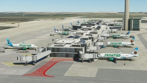 A32NX 46 Unique Frontier Airlines livery pack[8K] thumbnail 9