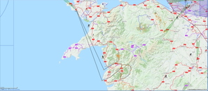 Mach Loop - Low Flying Area 7 (RAF/USAF), Wales, Snowdonia, UK (Flight Plans) thumbnail 2