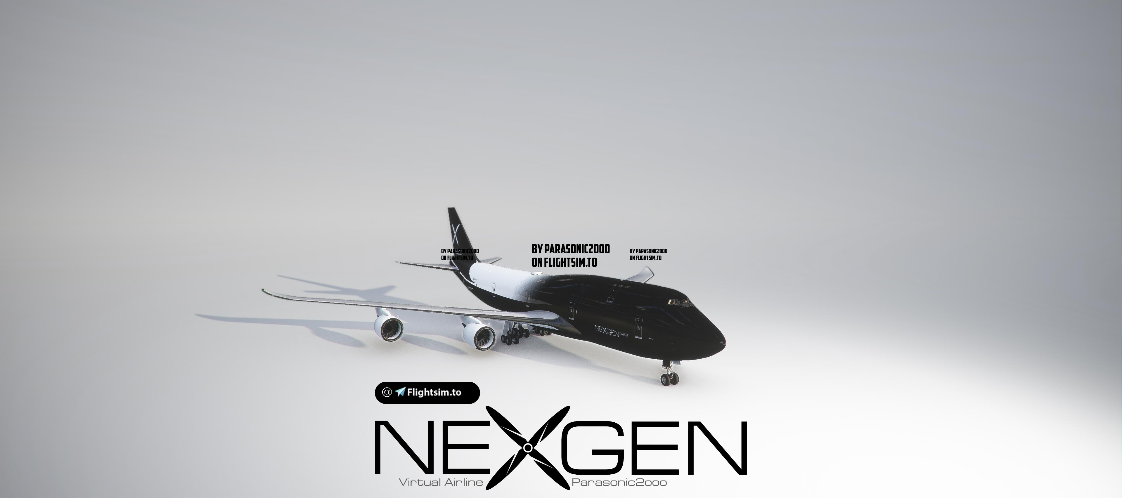 B747- F (CARGO)- NEXGEN Virtual Airline [VERSION 1.10.7.0] - Image 1