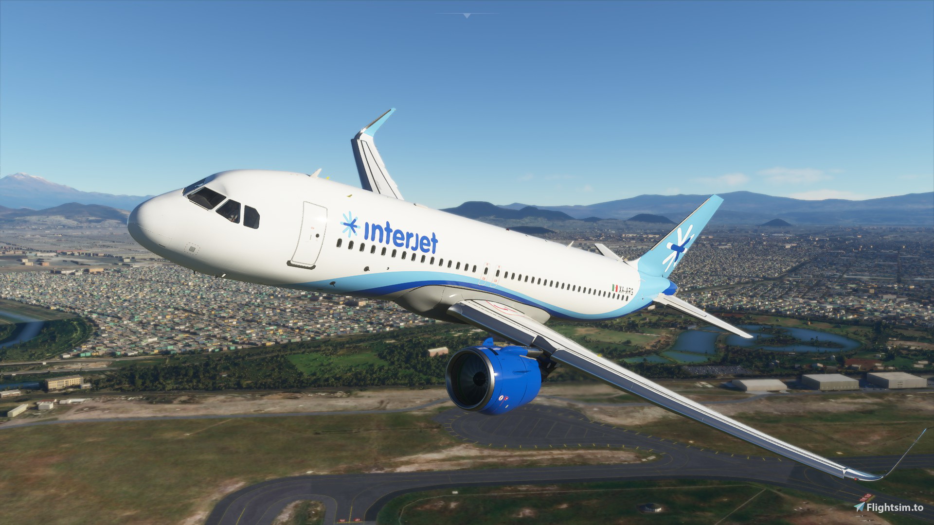 A32NX Interjet Airlines(4K)[XA-ARG] - Image 1