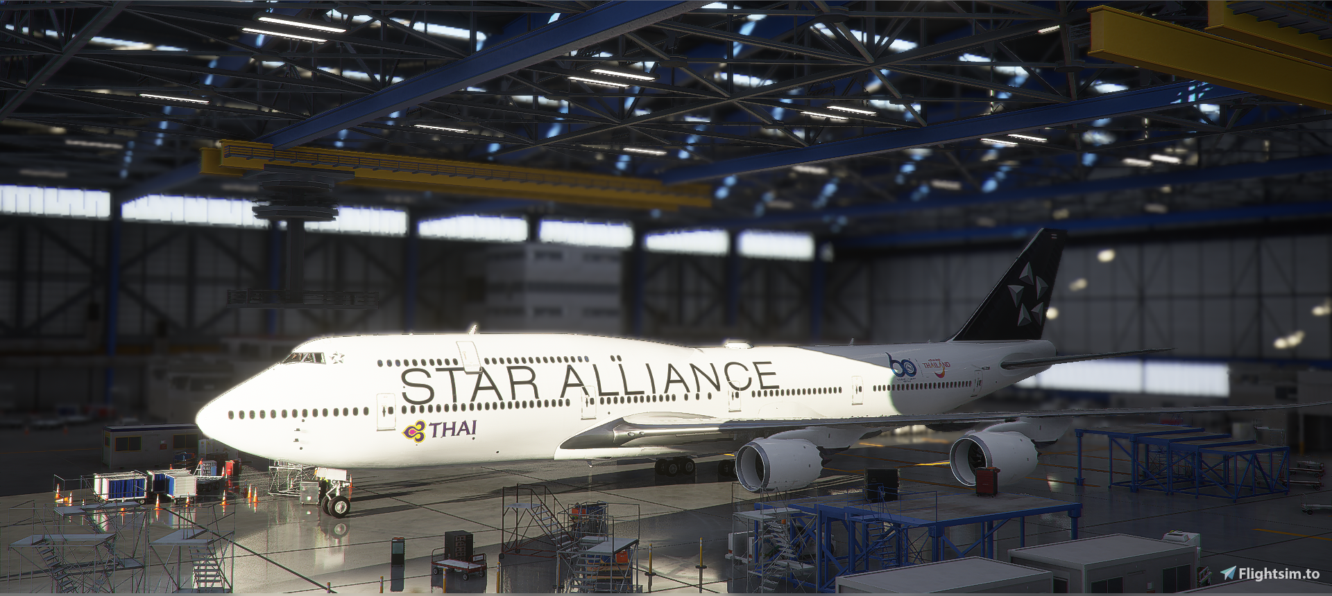 747-8i Thai Airways Star Alliance - Image 1