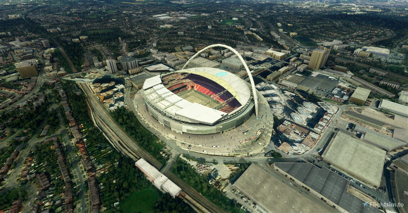 Wembley Stadium • Flight Simulator 2020