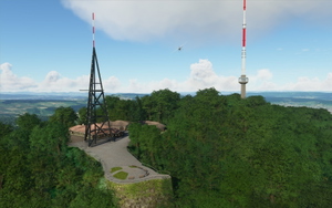Uetliberg TV Tower and Lookout Tower Zurich/Zürich, Switzerland thumbnail 13
