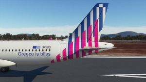 A32NX Sky Express ( upcoming livery for A320 Neo) (4K)[SX-IOG] thumbnail 4