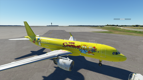 [A32NX] A320 The Simpsons Livery