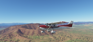 MSFS C172 G1000 Burgundy thumbnail 3