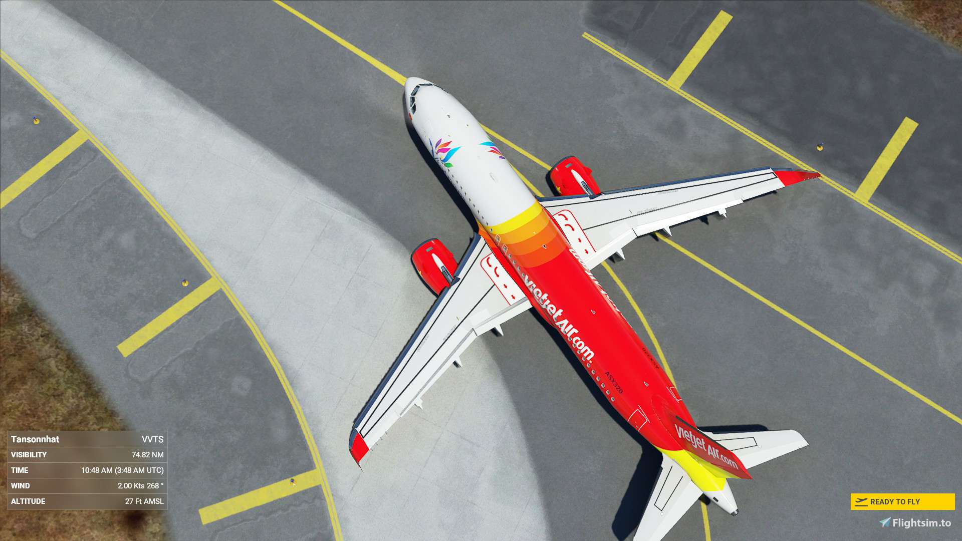 A32NX VietJet Air[4K](Update 5 fix) - MSFS Add-on - Flightsim.to