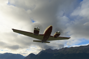 Beechcraft Baron G58 Cream & Burgundy thumbnail 6