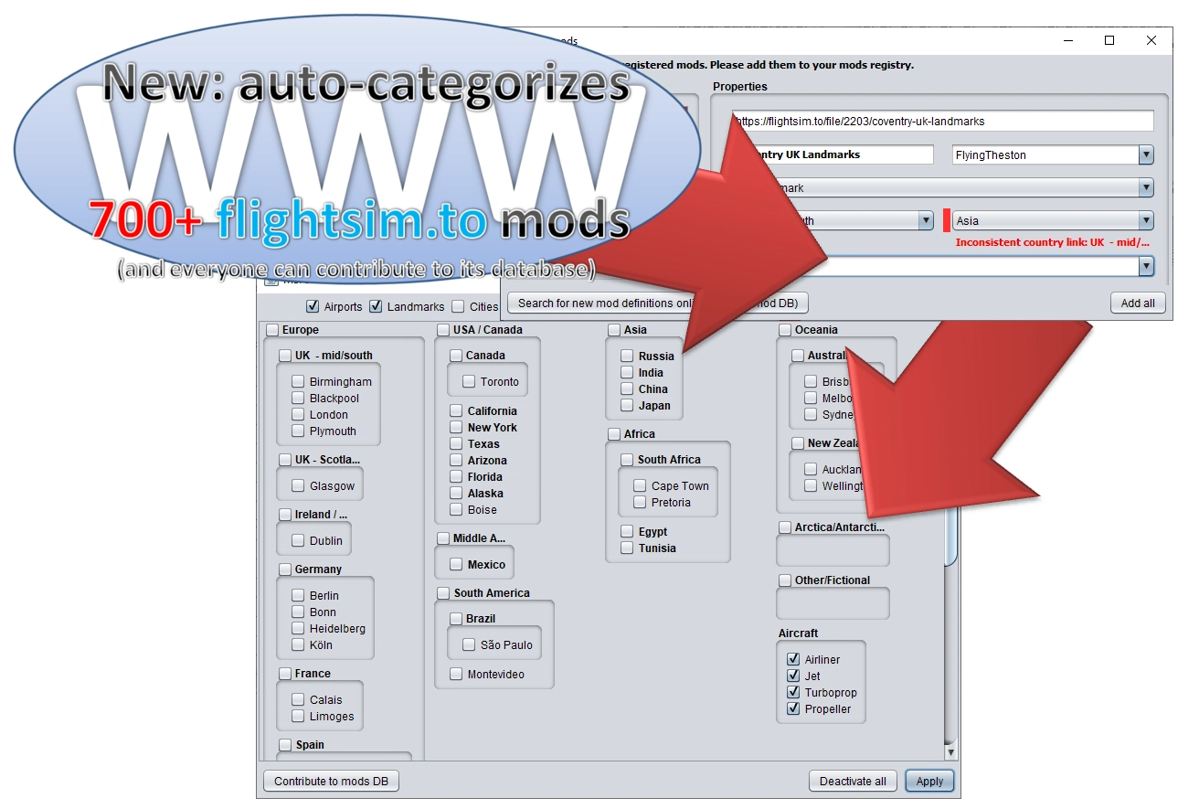 Mod Selector 0.9 + Online mods DB - Image 1