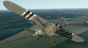 Zlin Aviation Savage Cub US ARMY AIRFORCE "Grasshopper wannabie" repaint thumbnail 2