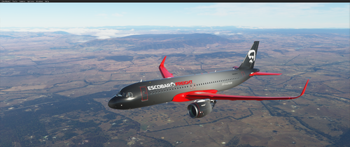 Airbus A320neo Escobar Freight Livery