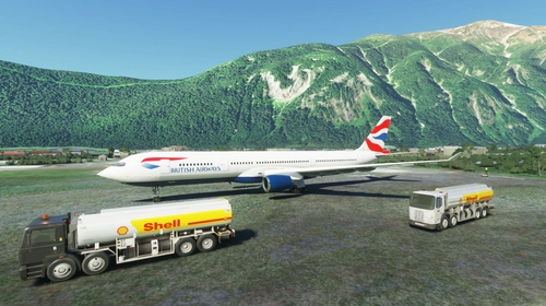 Shell fueltrucks