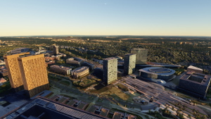 Luxembourg VFR, Kirchberg and Quartier Gare thumbnail 1