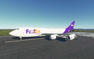 Boeing 747-8F FedEx cargo livery thumbnail 1
