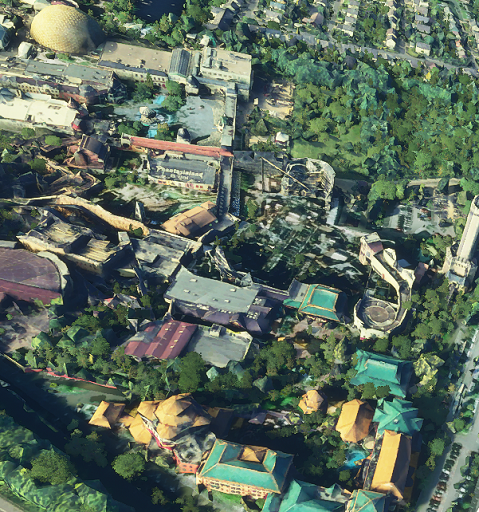 Theme Park "Phantasialand" near Brühl,Germany