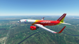 A32NX VietJet Air[4K](Update 5 fix) thumbnail 1