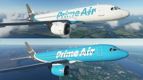Amazon Prime Air - White & Blue Liveries - 8K