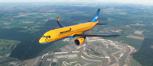 McLaren F1 A320neo Livery