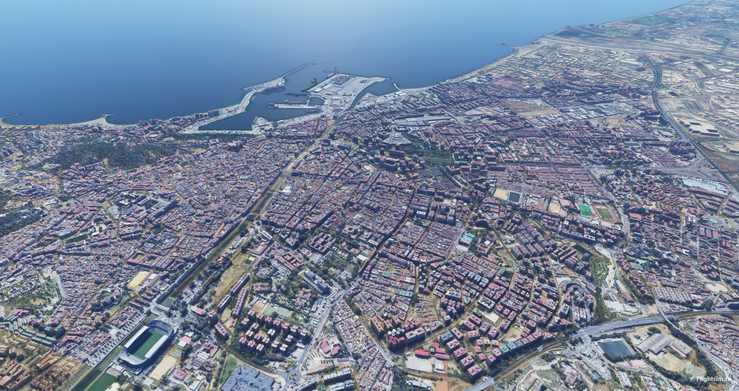 Malaga City & Port, Spain - Image 1