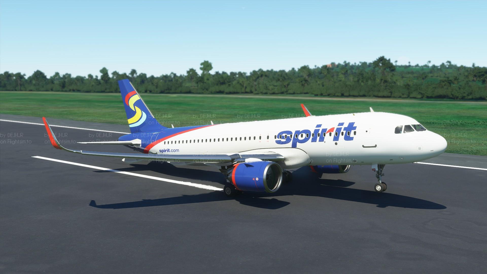 A32NX Spirit Airlines (Old Livery)[4K](Update 5) - Image 1