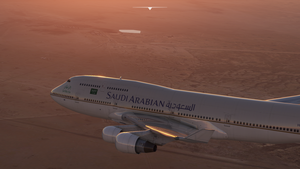 Boeing 747-400 Saudi Arabian thumbnail 5