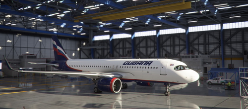 CUBANA (Aeroflot) liverie.